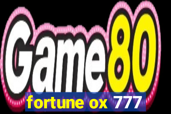 fortune ox 777